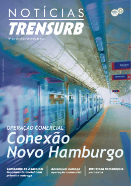 Notícias Trensurb 631 - Conexão Novo Hamburgo