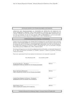 Borracha Novo Hamburgo 2007