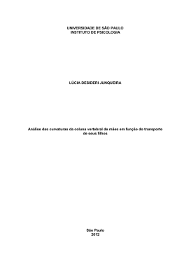 An&aacute;lise das curvaturas da coluna vertebral de m&atilde;es em fun&ccedil;&atilde;o do