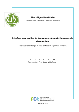 Interface para an&acute;alise de dados cinem&acute;aticos tridimensionais