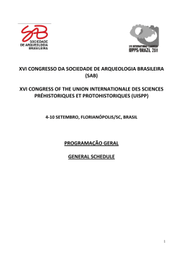 PROGRAMA&Ccedil;&Atilde;O GERAL CONGRESSO SAB