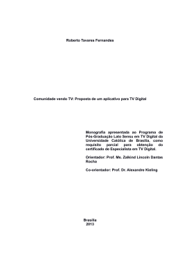 Roberto Tavares Fernandes - Universidade Cat&oacute;lica de Bras&iacute;lia