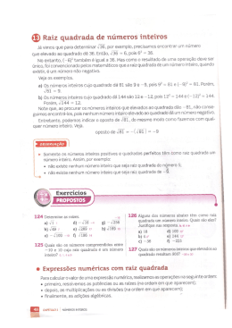 Q Raiz quadrada de números`inteiros