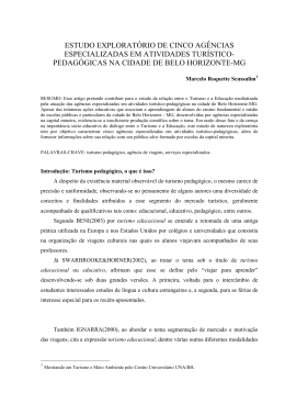 Estudo exploratório de cinco agências especializadas em