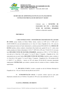 Contrato Nº104/15 - ERNANDES NUNES DE OLIVEIRA