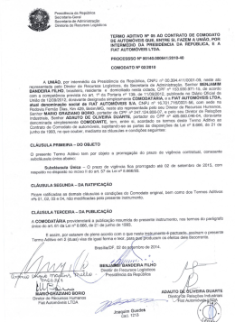 Termo Aditivo n°05 - Secretaria-Geral da Presidência da República