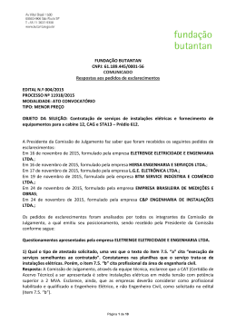 Respostas esclarecimentos - eletrica Dengue