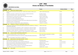 Anexo de Metas e Prioridades