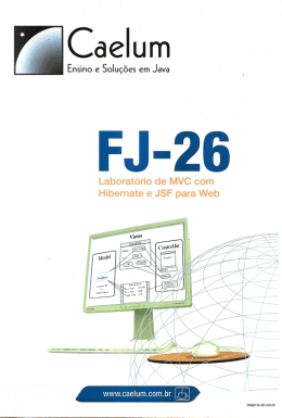 Laboratorio de MVC com Hibernate e JSF para Web