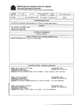 BBDTVM-Inscrição Municipal RJ_2013