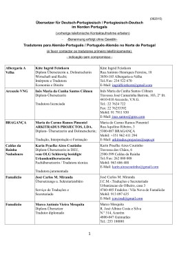 &Uuml;bersetzer f&uuml;r Deutsch-Portugiesisch / Portugiesisch