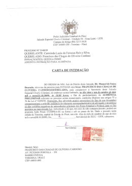 QUERELANTE: Carminda Luzia da Fonseca Reis e Silva