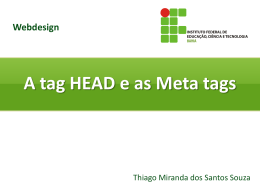 Meta Tags - Thiago Miranda