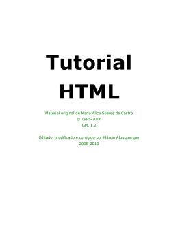 Apostila de HTML