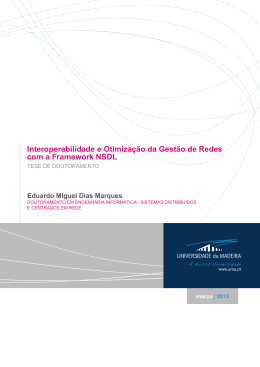 Interoperabilidade e Otimiza&ccedil;&atilde;o da Gest&atilde;o de Redes