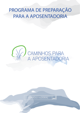 PROGRAMA DE PREPARA&Ccedil;&Atilde;O PARA A APOSENTADORIA