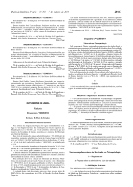 Di&aacute;rio da Rep&uacute;blica, 2.&ordf; s&eacute;rie &mdash; N.&ordm; 193 &mdash; 7 de outubro de 2014