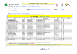 2- Lista de Formandos selecionados