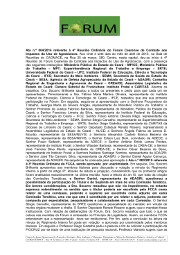 Ata da 04&ordf; Reuni&atilde;o Ordin&aacute;ria do FCCA 27.04.2015