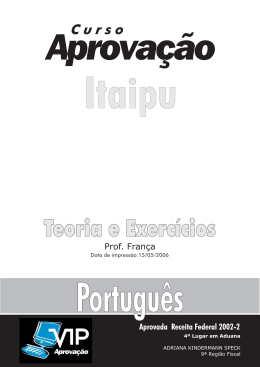 Português - Curso Aprovação