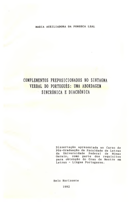 maria auxiliadora da fonseca leal complementos preposicionados