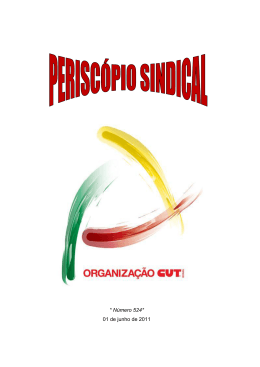 INFORMATIVO SINDICAL