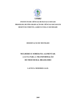 Arquivo em PDF - Dados e textos sobre a Luta pela Terra e a