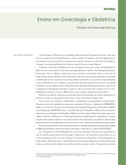 Ensino em Ginecologia e Obstetr&iacute;cia