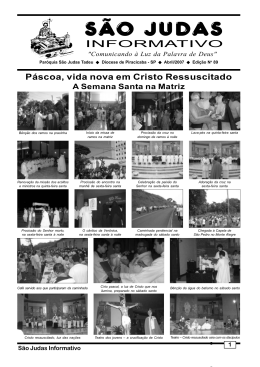 S&Atilde;O JUDAS - par&oacute;quia s&atilde;o judas tadeu
