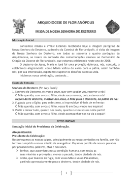 1. - Arquidiocese de Florianópolis/SC