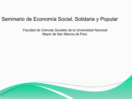 Economia Solid&aacute;ria - Economias Solidarias