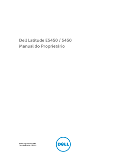 Dell Latitude E5450 / 5450 Manual do Propriet&aacute;rio