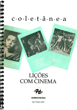 Li&ccedil;&otilde;es com cinema - LEMAD - Universidade de S&atilde;o Paulo