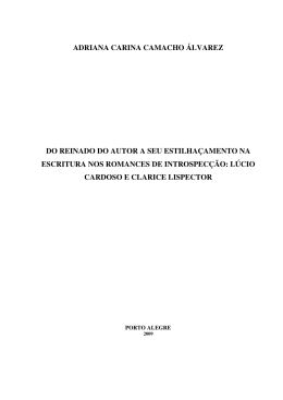 Do reinado do autor a seu estilha&ccedil;amento na escritura nos