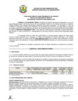 estado do rio grande do sul c&acirc;mara municipal de sobradinho