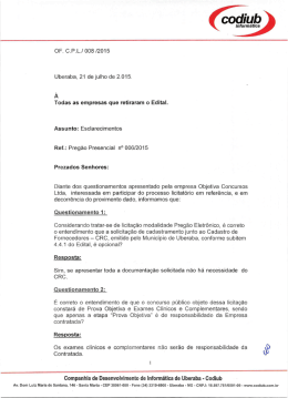 Esclarecimento