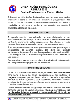 Ensino Fundamental e M&eacute;dio.