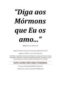 ESTE LIVRO N&Atilde;O SER&Aacute; VENDIDO.