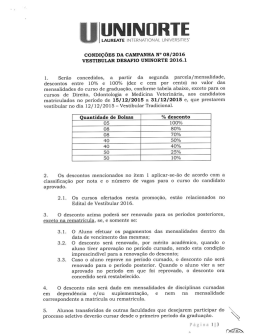 Condições da Campanha Vestibular Desafio