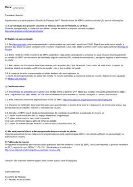 Apresentadores de P&ocirc;steres