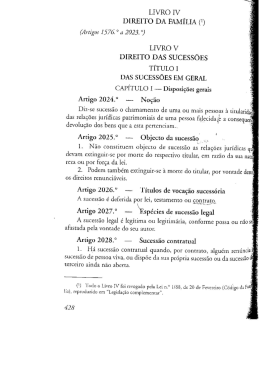 Direito das Sucess&otilde;es - Consulado Geral da Rep&uacute;blica de Angola