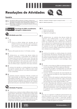 Resolu&ccedil;&otilde;es de Atividades