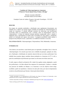 Videorreportagem no Amazonas