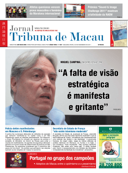 Jornal Tribuna de Macau