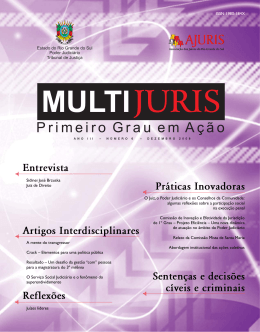 AJURIS AJURIS Primeiro Grau em A&ccedil;&atilde;o