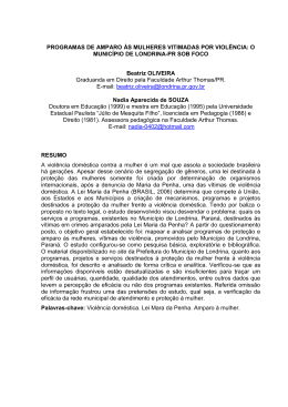 Imprimir artigo - Faculdade Arthur Thomas