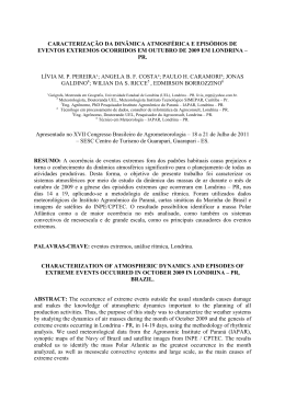 pr - Sociedade Brasileira de Agrometeorologia