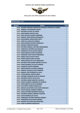 144 - Tropas P&aacute;ra-quedistas Portuguesas