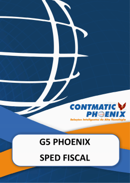 Manual G5 - SPED - Contmatic Phoenix