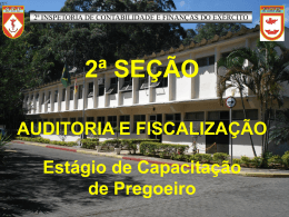 Pregoeiro - 2&ordf; Inspetoria de Contabilidade e Finan&ccedil;as do Ex&eacute;rcito